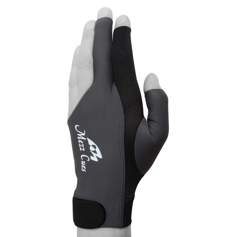 Mezz Premium Billiard Glove - Fits Either Hand (Large/X-Large, Grey) - Image 2